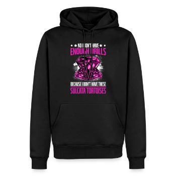 Embroidery Craft Hobby Diamond Painter Diamond - Men’s Premium Organic Hoodie - black - Front - Nico (187cm)