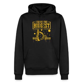 Excavator Driver Have The Biggest Excavator Operator - Men’s Premium Organic Hoodie - black - Front - Nico (187cm)