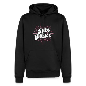 Pasteur Femme Jésus Appréciation de l’Église Chrétienne - Sweat à capuche Premium bio Homme - noir - Devant - Nico (187cm)