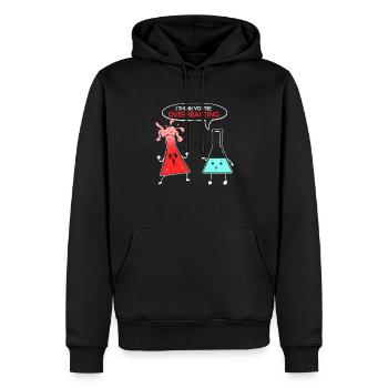 Cadeau de chimie pour chimiste assistant de laboratoire chimique - Sweat à capuche Premium bio Homme - noir - Devant - Nico (187cm)