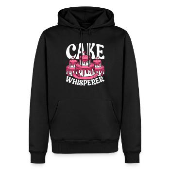 Cake Whisperer Tortenkünstler Konditor Patissier - Männer Premium Bio Hoodie - Schwarz - Vorne - Nico (187cm)