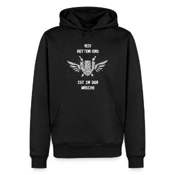 Ritter Kostümersatz Kettenhemd Ritterrüstung - Männer Premium Bio Hoodie - Schwarz - Vorne - Nico (187cm)