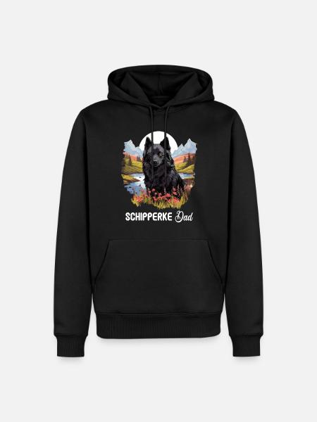 Schipperke - Männer Premium Bio Hoodie - Schwarz