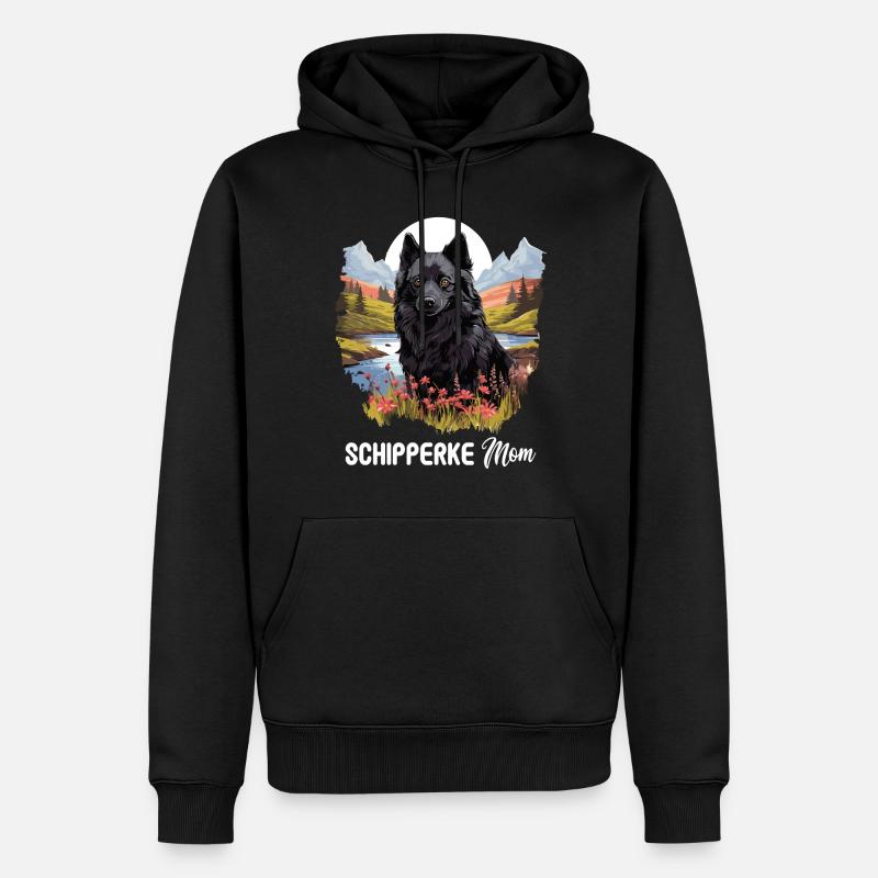 Schipperke - Sweat à capuche Premium bio Homme - noir