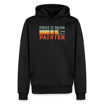 House Painter Decorator Mom Retro - Männer Premium Bio Hoodie - Schwarz - Vorne - Nico (187cm)