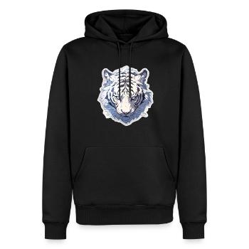 Tiger Wildcat Tiger Baby Baby Tiger Africa - Sweat à capuche Premium bio Homme - noir - Devant - Nico (187cm)