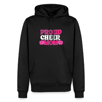 Cheer Mom Cheerleadering Cheerleader Mutter - Männer Premium Bio Hoodie - Schwarz - Vorne - Nico (187cm)