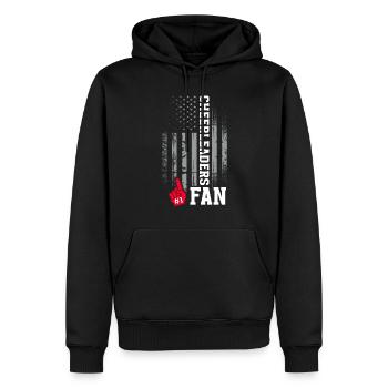Cheer Papa Pom-pom girl Papa - Sweat à capuche Premium bio Homme - noir - Devant - Nico (187cm)
