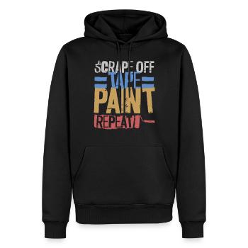 House Painter Decorator Scrape Off - Männer Premium Bio Hoodie - Schwarz - Vorne - Nico (187cm)