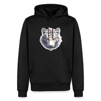 Tiger Wildcat Tiger Baby Baby Tiger Africa - Sweat à capuche Premium bio Homme - noir - Devant - Nico (187cm)