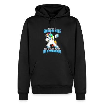 Grundschule Abschluss Schule Grundschulabschluss - Männer Premium Bio Hoodie - Schwarz - Vorne - Nico (187cm)