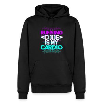 Software Developer Gift for Computer Scientist I - Men’s Premium Organic Hoodie - black - Front - Nico (187cm)