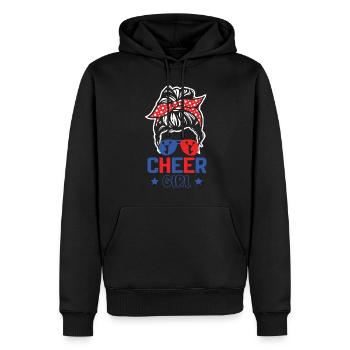 Cheerleadermädchen Cheerleading Jubel Jugend - Männer Premium Bio Hoodie - Schwarz - Vorne - Nico (187cm)