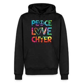 Cheerleadermädchen Cheerleading Jubel Jugend - Männer Premium Bio Hoodie - Schwarz - Vorne - Nico (187cm)