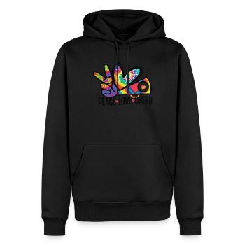 Cheerleadermädchen Cheerleading Jubel Jugend - Männer Premium Bio Hoodie - Schwarz - Vorne - Nico (187cm)