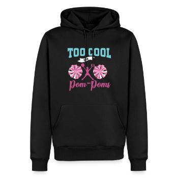 Cheerleadermädchen Cheerleading Jubel Jugend - Männer Premium Bio Hoodie - Schwarz - Vorne - Nico (187cm)