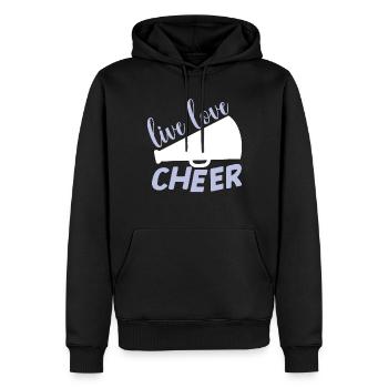 Cheerleading Girl Cheerleading Cheering Youth - Sweat à capuche Premium bio Homme - noir - Devant - Nico (187cm)