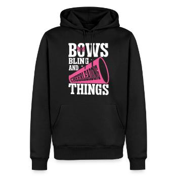 Cheerleadermädchen Cheerleading Jubel Jugend - Männer Premium Bio Hoodie - Schwarz - Vorne - Nico (187cm)