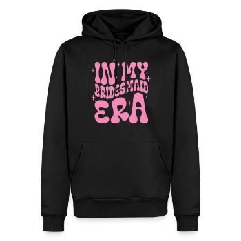 Demoiselle d’honneur Fille Groovy Bachelorette - Sweat à capuche Premium bio Homme - noir - Devant - Nico (187cm)