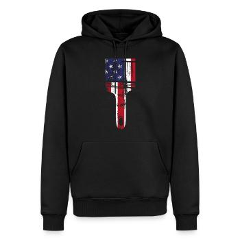 House Painter Decorator Paint - Männer Premium Bio Hoodie - Schwarz - Vorne - Nico (187cm)