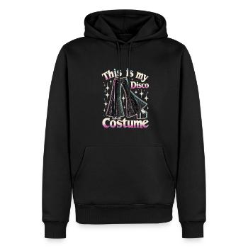 C’est mon costume de disco - Sweat à capuche Premium bio Homme - noir - Devant - Nico (187cm)
