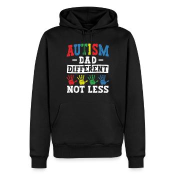Autismusbewusstsein Unterstützen Autistische - Männer Premium Bio Hoodie - Schwarz - Vorne - Nico (187cm)