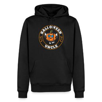 Halloween Uncle Pumpkin Halloween Uncle Halloween - Männer Premium Bio Hoodie - Schwarz - Vorne - Nico (187cm)