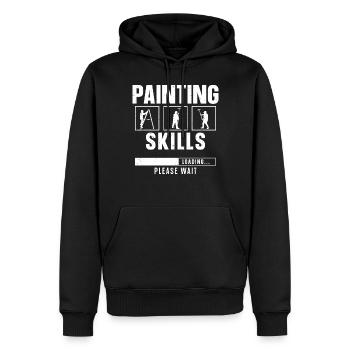 House Painter Decorator Painting - Männer Premium Bio Hoodie - Schwarz - Vorne - Nico (187cm)