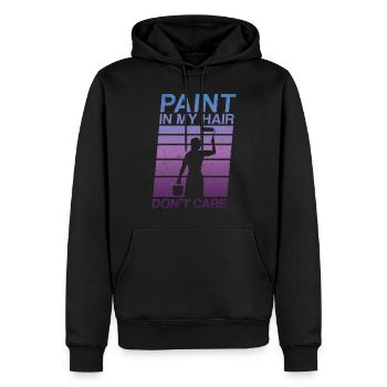 House Painter Decorator Female - Männer Premium Bio Hoodie - Schwarz - Vorne - Nico (187cm)