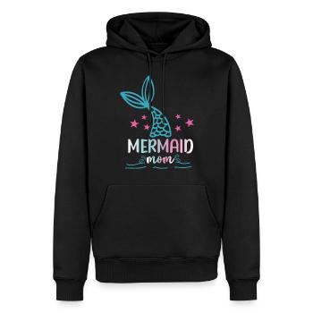 Geburtstags Party Kader Für Meerjungfrau - Männer Premium Bio Hoodie - Schwarz - Vorne - Nico (187cm)