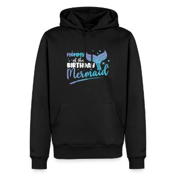 Geburtstags Party Kader Für Meerjungfrau - Männer Premium Bio Hoodie - Schwarz - Vorne - Nico (187cm)
