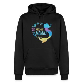 Geburtstags Party Kader Für Meerjungfrau - Männer Premium Bio Hoodie - Schwarz - Vorne - Nico (187cm)