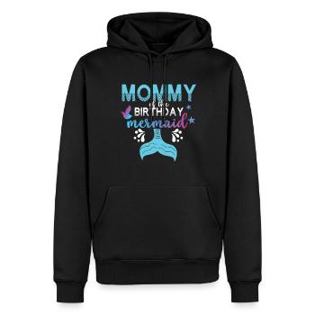 Geburtstags Party Kader Für Meerjungfrau - Männer Premium Bio Hoodie - Schwarz - Vorne - Nico (187cm)