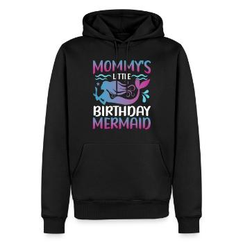 Geburtstags Party Kader Für Meerjungfrau - Männer Premium Bio Hoodie - Schwarz - Vorne - Nico (187cm)