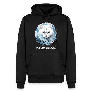 Persian Cat Perser Katze - Männer Premium Bio Hoodie - Schwarz - Vorne - Nico (187cm)