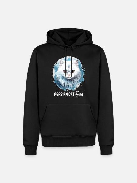 Persian Cat Perser Katze - Men’s Premium Organic Hoodie - black
