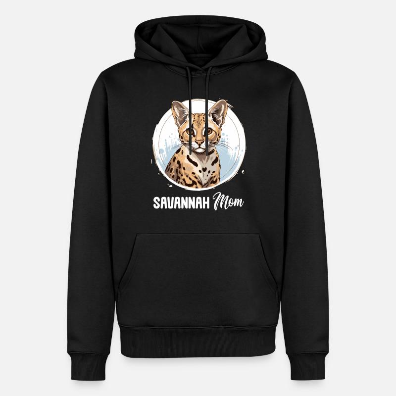 Savannah - Männer Premium Bio Hoodie - Schwarz