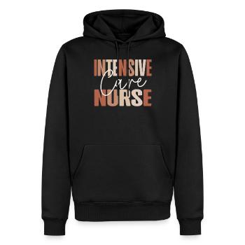 Registered Nurse Rn Medical - Men’s Premium Organic Hoodie - black - Front - Nico (187cm)
