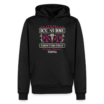 Examinierte Krankenschwester Rn Medizinisches - Männer Premium Bio Hoodie - Schwarz - Vorne - Nico (187cm)