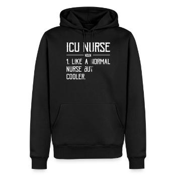 Registered Nurse Rn Medical Hospital Healthcare - Männer Premium Bio Hoodie - Schwarz - Vorne - Nico (187cm)