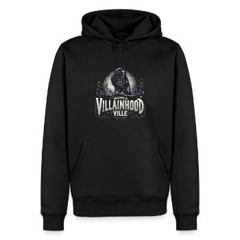 Antagonist Böser Schurkenschurke - Männer Premium Bio Hoodie - Schwarz - Vorne - Nico (187cm)
