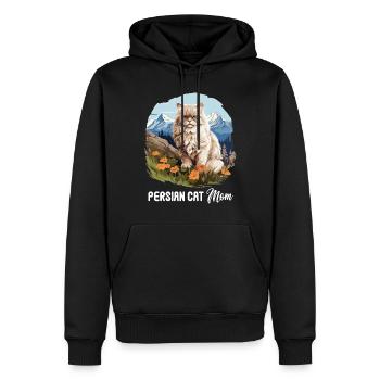 Persian Cat Perser Katze - Männer Premium Bio Hoodie - Schwarz - Vorne - Nico (187cm)