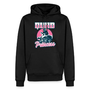 ATV Quad Bike Girl Allradfahrzeuge - Männer Premium Bio Hoodie - Schwarz - Vorne - Nico (187cm)