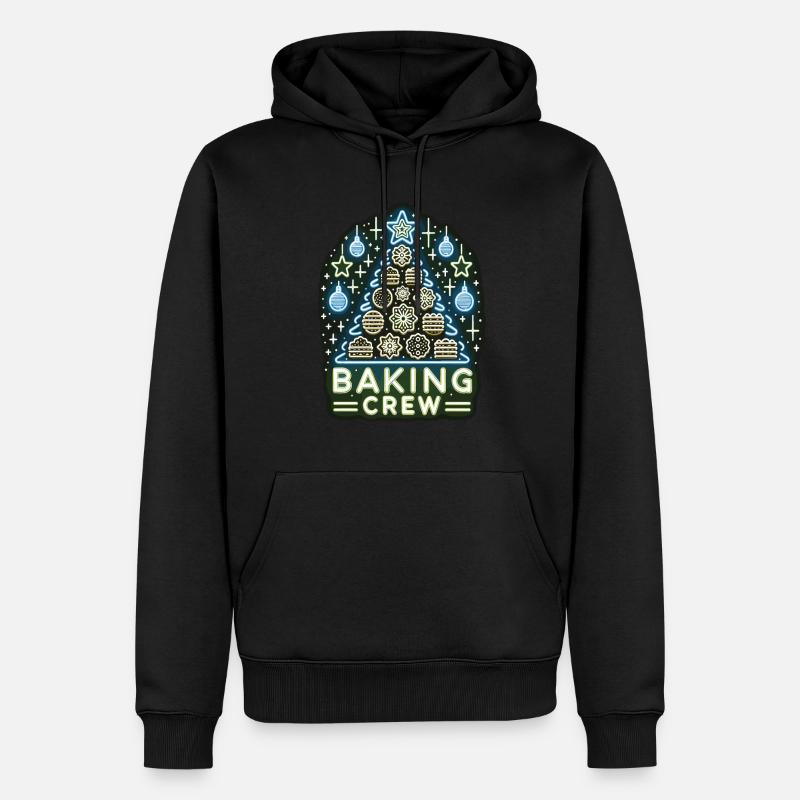 Baking Crew - Männer Premium Bio Hoodie - Schwarz