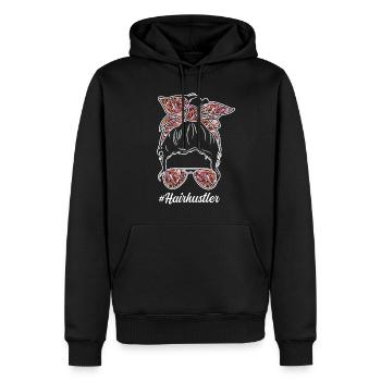 Hairstylist Hair Salon Kosmetologie - Männer Premium Bio Hoodie - Schwarz - Vorne - Nico (187cm)