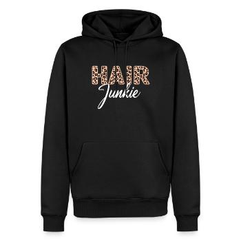 Hairstylist Hair Salon Kosmetologie - Männer Premium Bio Hoodie - Schwarz - Vorne - Nico (187cm)