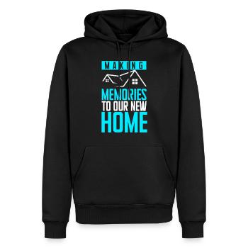 Neuer Hausbesitzer Hauswarmester Hausbesitzer - Männer Premium Bio Hoodie - Schwarz - Vorne - Nico (187cm)