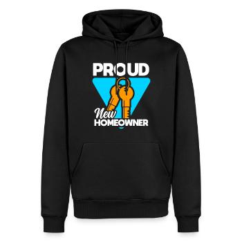 Neuer Hausbesitzer Hauswarmester Hausbesitzer - Männer Premium Bio Hoodie - Schwarz - Vorne - Nico (187cm)