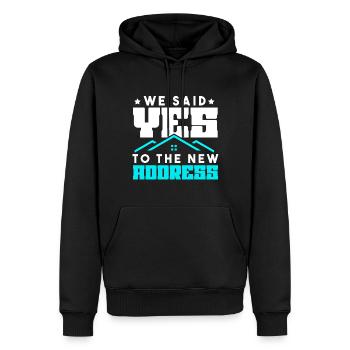 Neuer Hausbesitzer Hauswarmester Hausbesitzer - Männer Premium Bio Hoodie - Schwarz - Vorne - Nico (187cm)