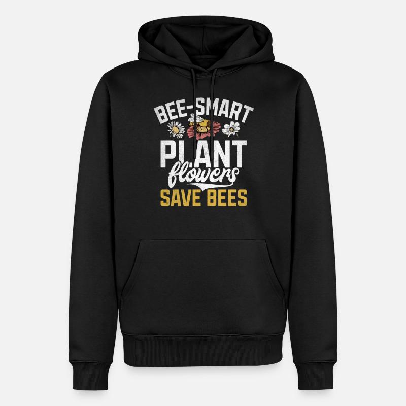 Cadeaux abeille - Sweat à capuche Premium bio Homme - noir